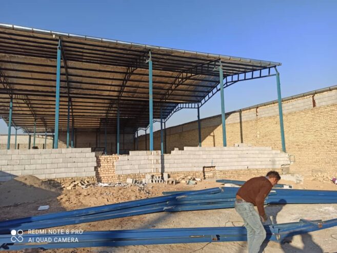 پوشش سقف سوله.شیروانی