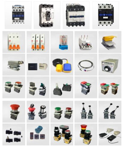 کنتاکتور/میکروسوئیچ/آژیر/تایمر/سیگنال
