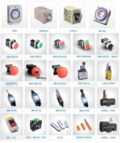 کنتاکتور/میکروسوئیچ/آژیر/تایمر/سیگنال